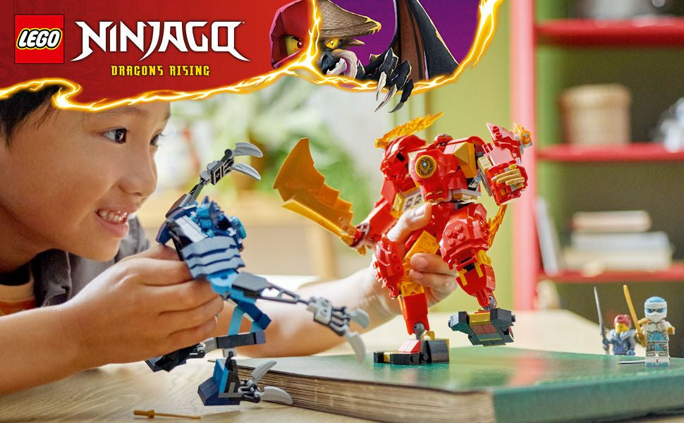 71808 LEGO Ninjago Mech elemento Fuoco di Kai
