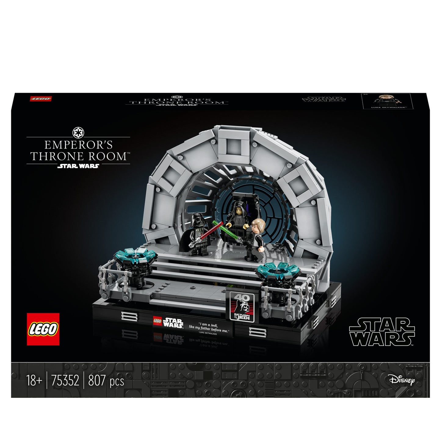 75352 - LEGO Star Wars - Diorama Sala del trono dellimperatore
