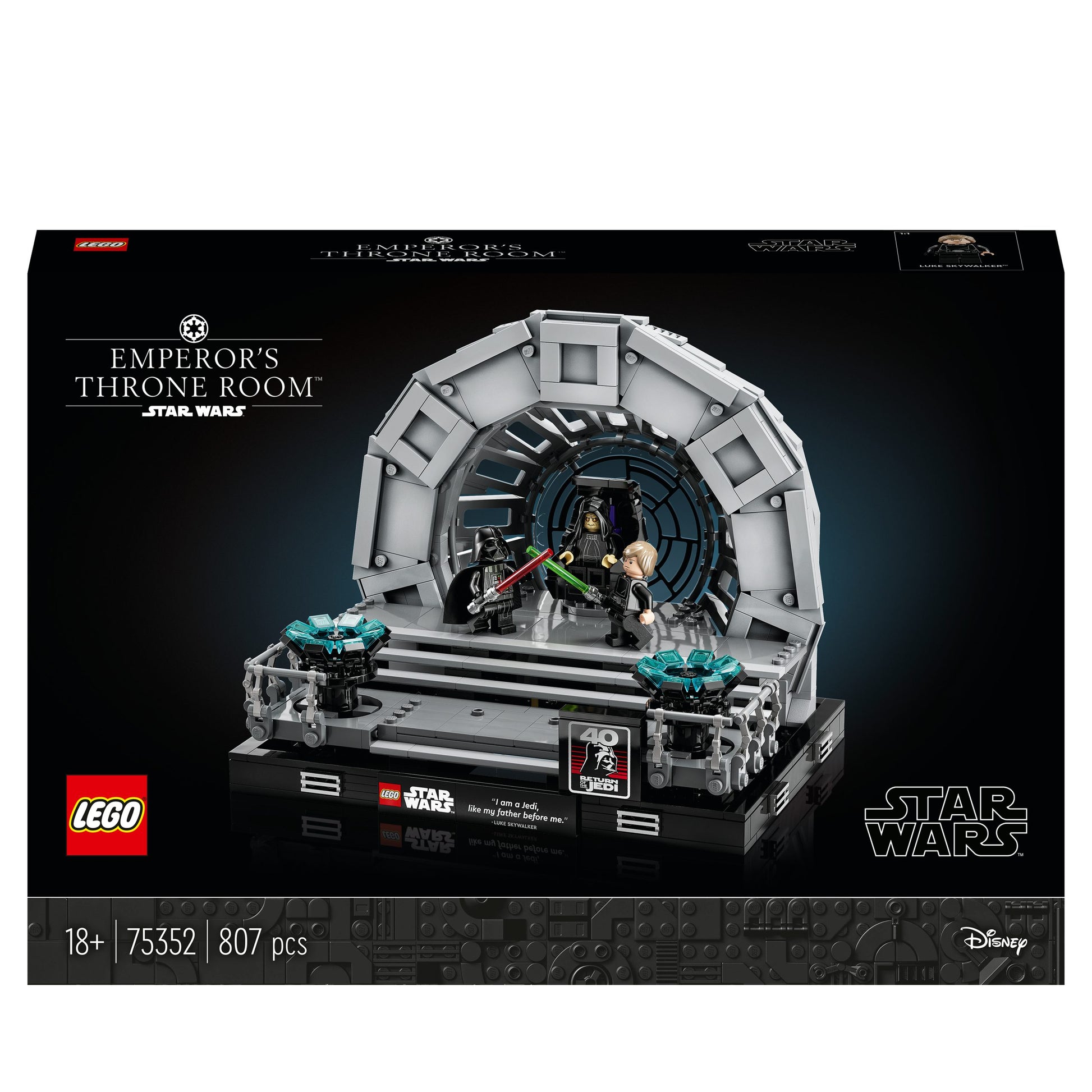 75352 - LEGO Star Wars - Diorama Sala del trono dellimperatore