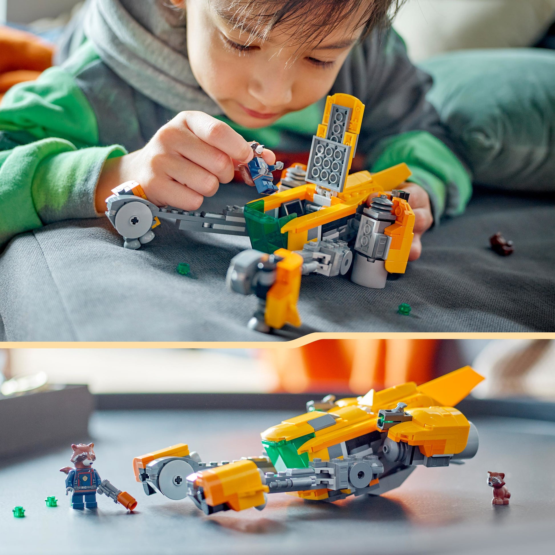 76254 LEGO Marvel- Astronave di Baby Rocket
