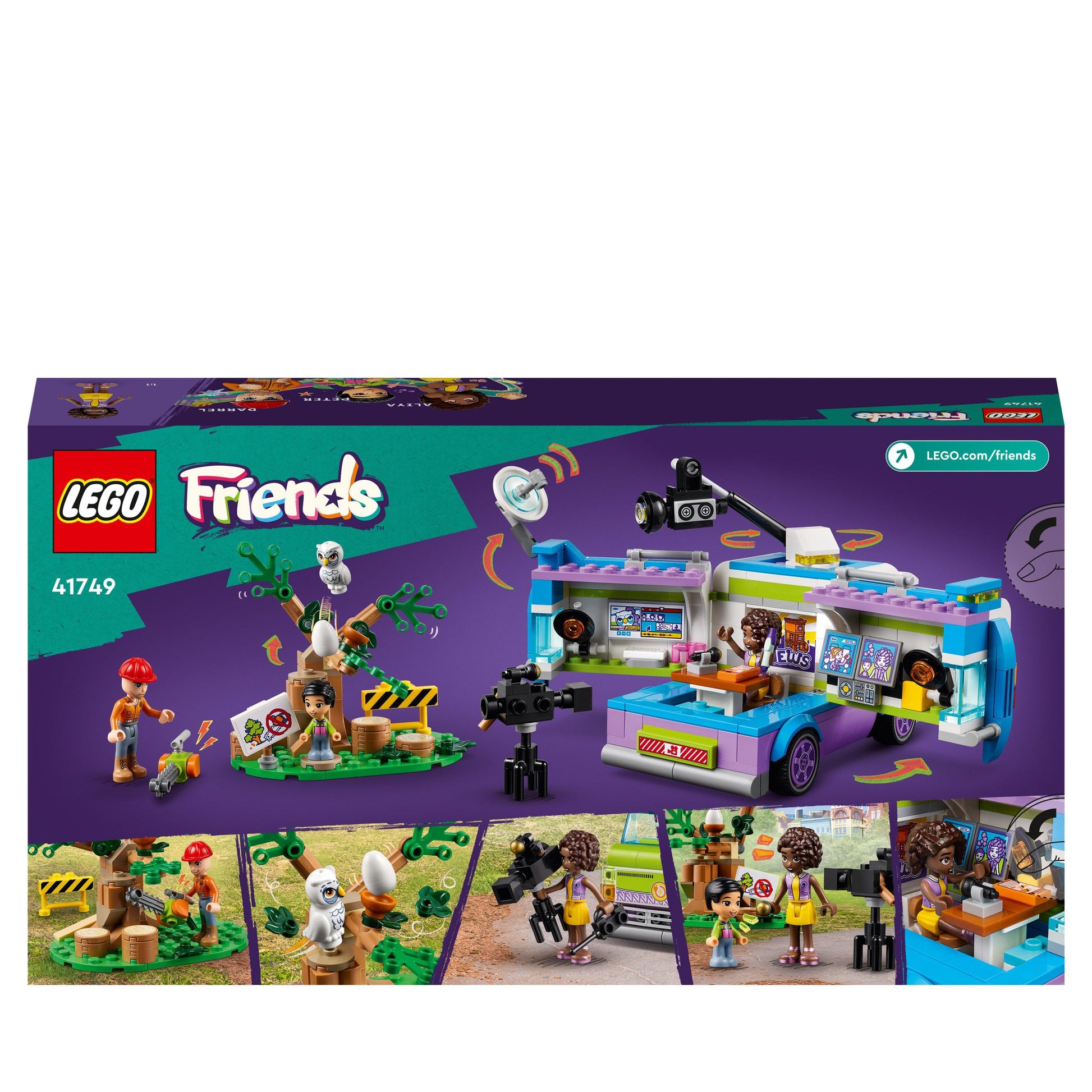 41749 LEGO Friends - Furgone della troupe televisiva