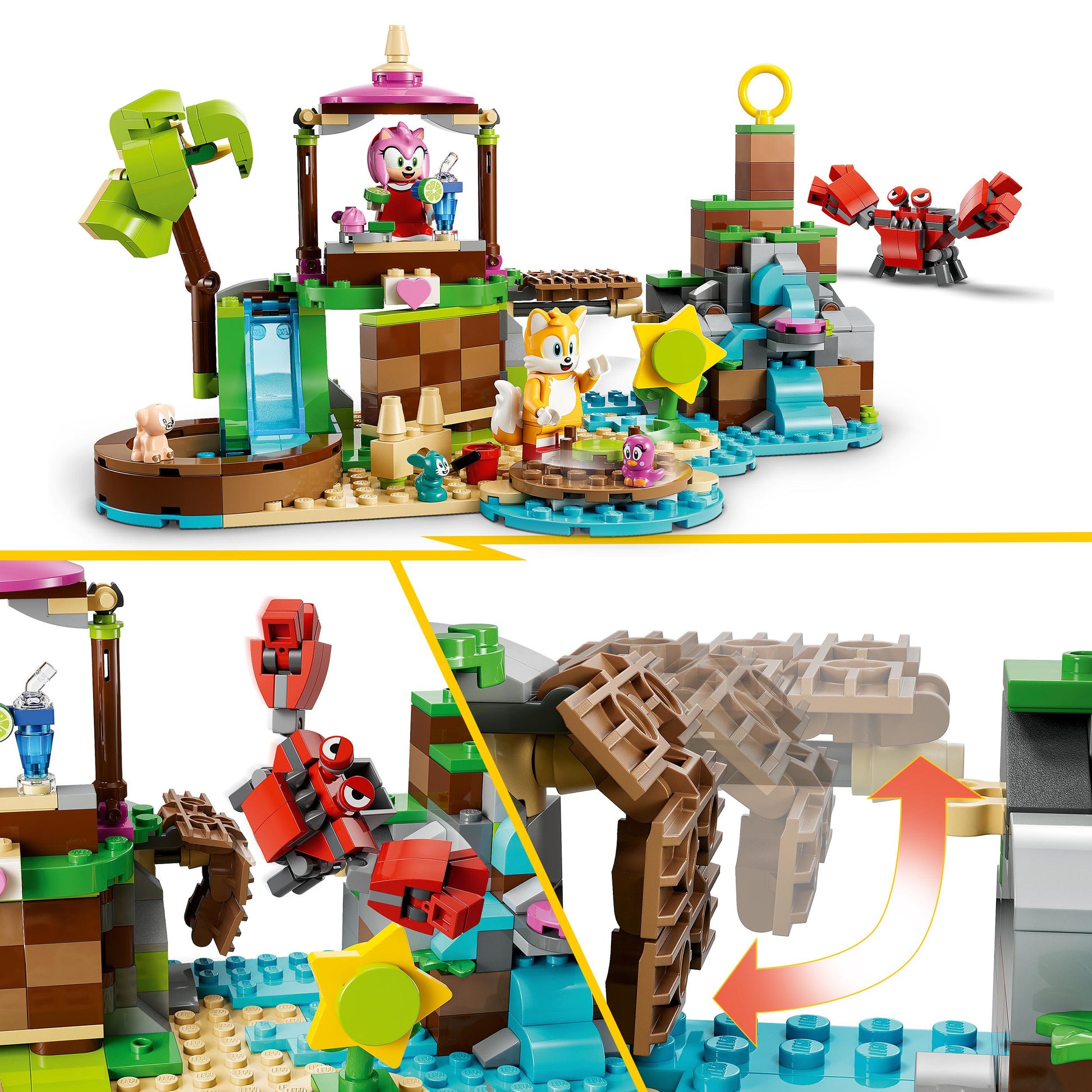 76992 LEGO Sonic Lisola del soccorso animale di Amy