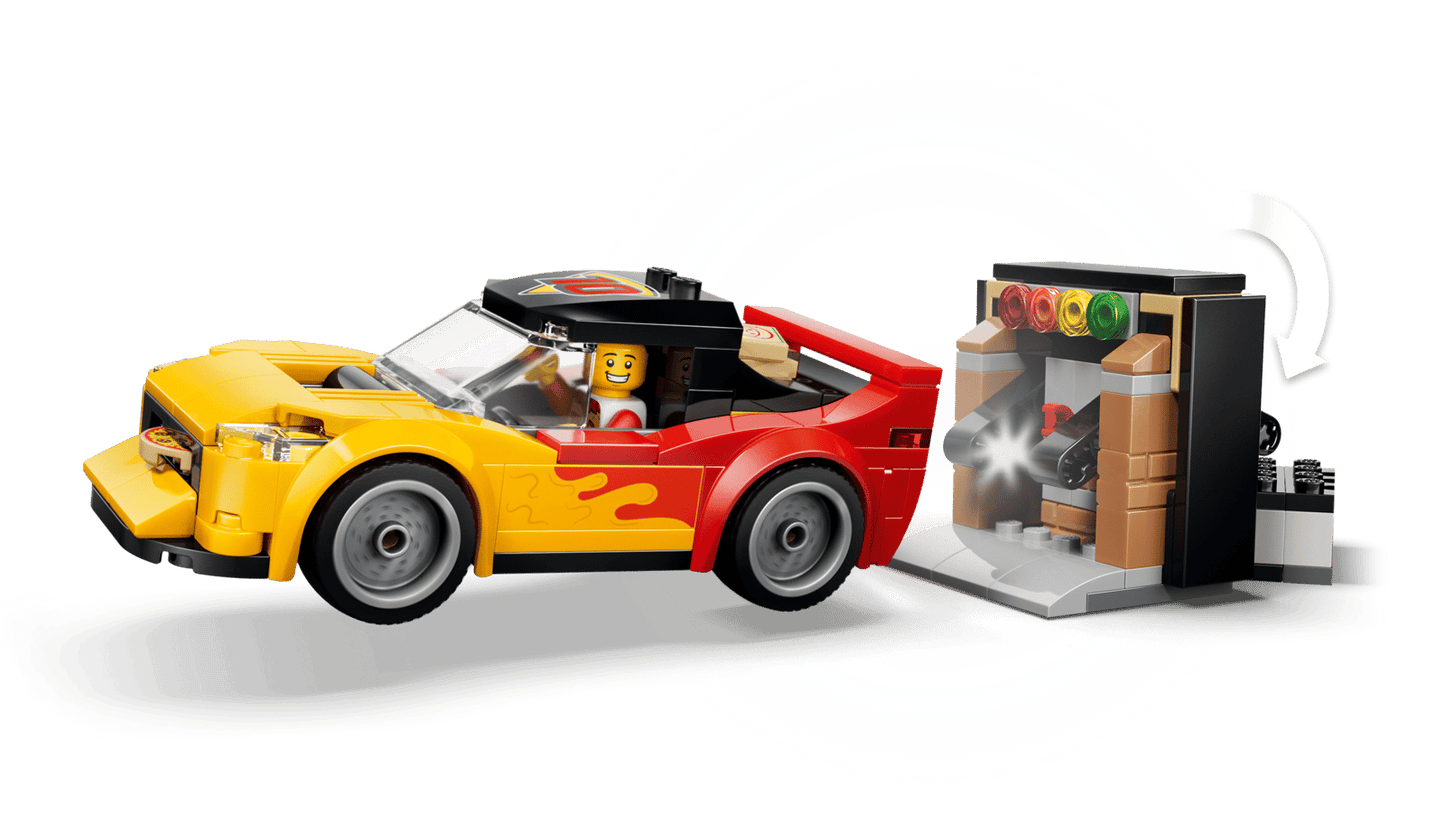 60496 Lego City Centro di consegna pizze con veicoli