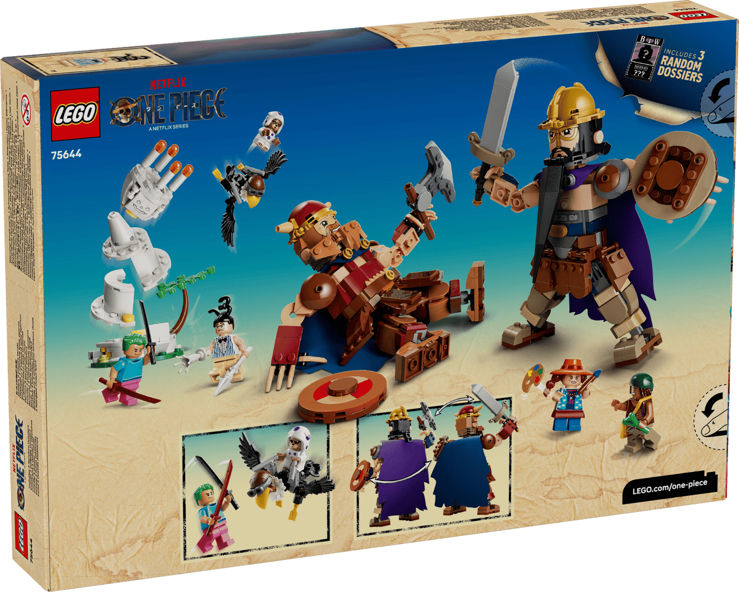75644 Lego One Piece Dori contro Brogi  Giganti di Little Garden