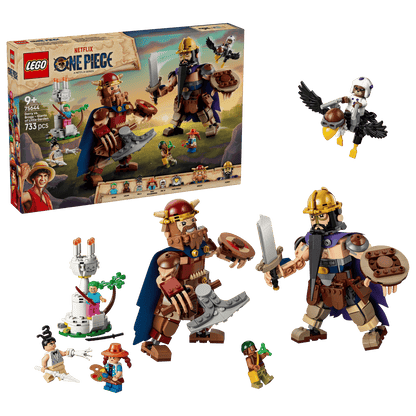 75644 Lego One Piece Dori contro Brogi  Giganti di Little Garden
