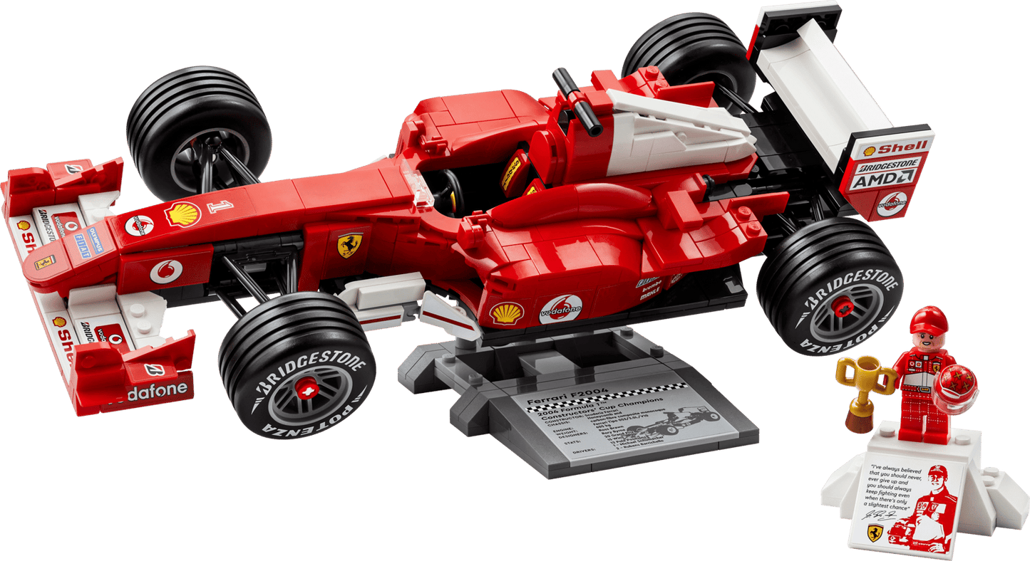 11375 LEGO® Icons Ferrari F2004 e Michael Schumacher Set F1