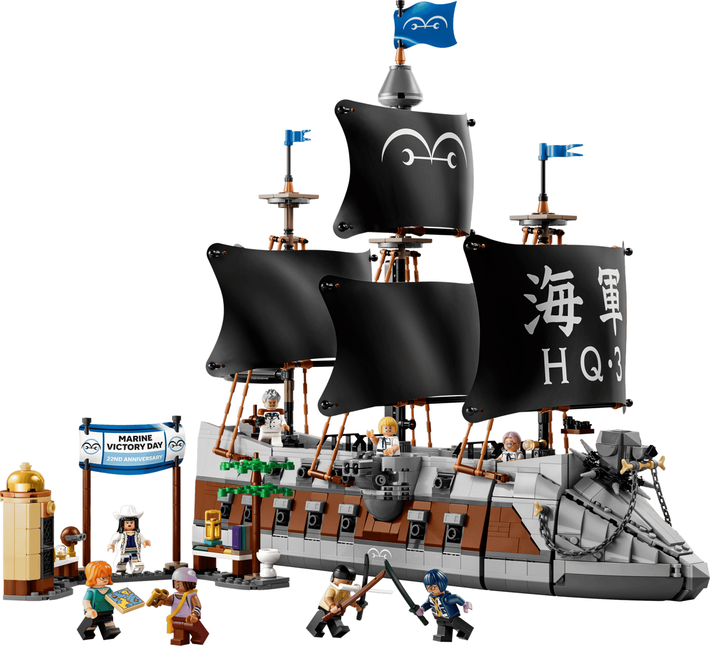 75646 Lego OOne Piece La nave da guerra di Garp