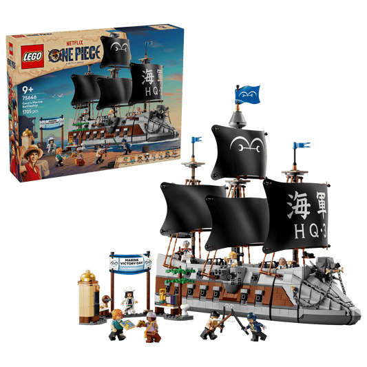75646 Lego OOne Piece La nave da guerra di Garp