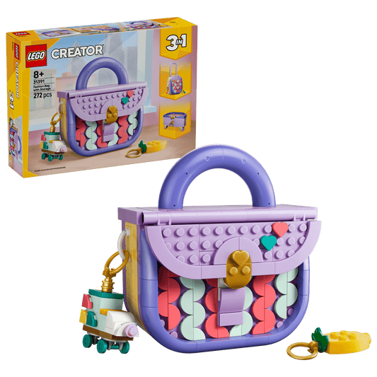 31391 Lego Creator Borsetta Art Fashion con cassettino