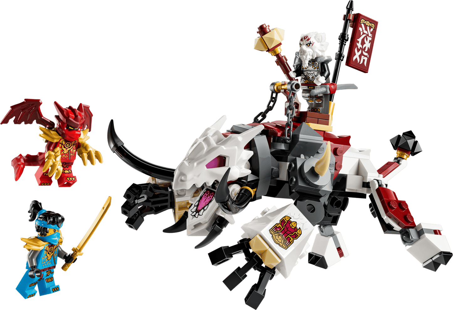 71863 Lego Ninjago Zilvar e Grimtak la Bestia Drago