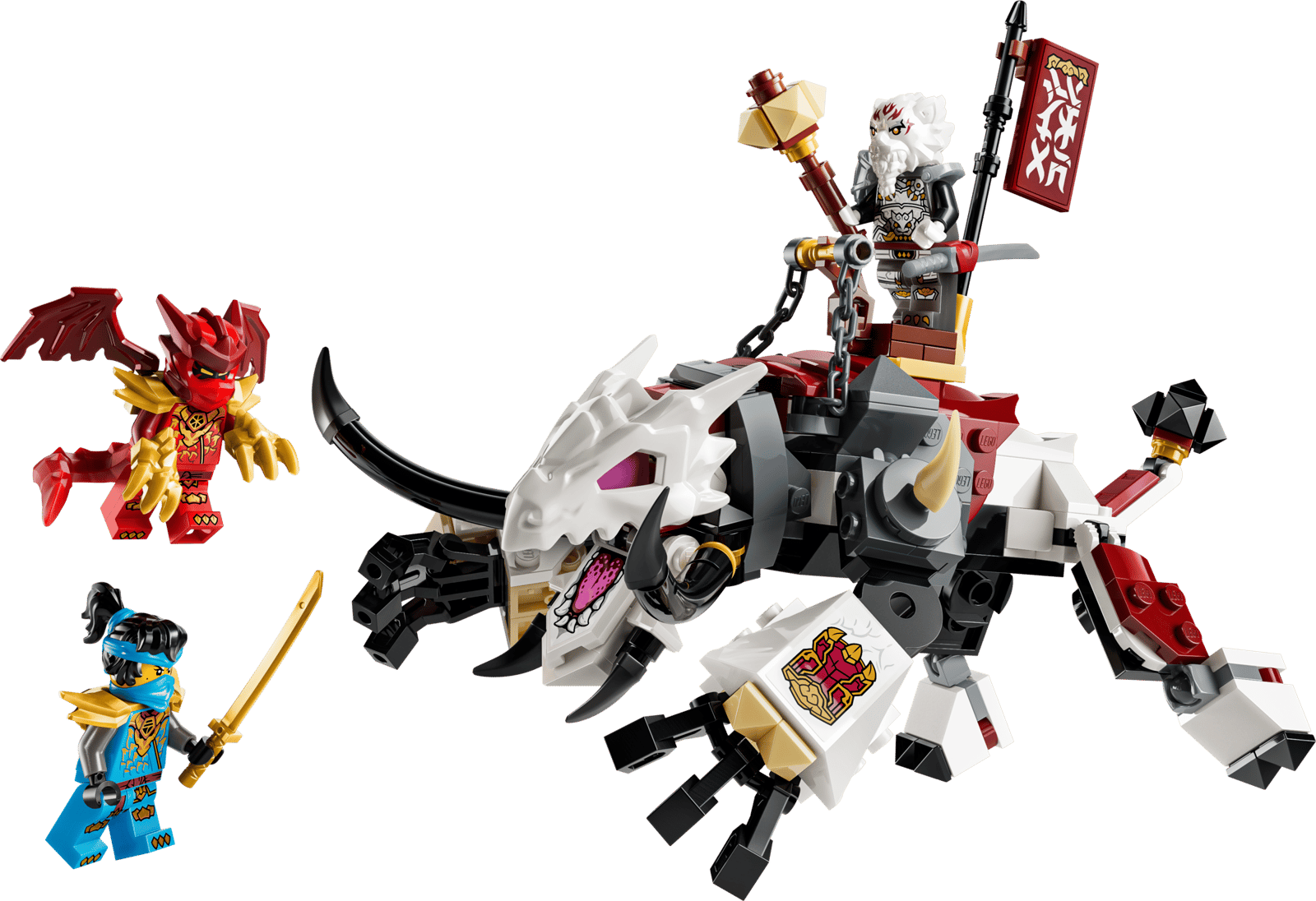 71863 Lego Ninjago Zilvar e Grimtak la Bestia Drago