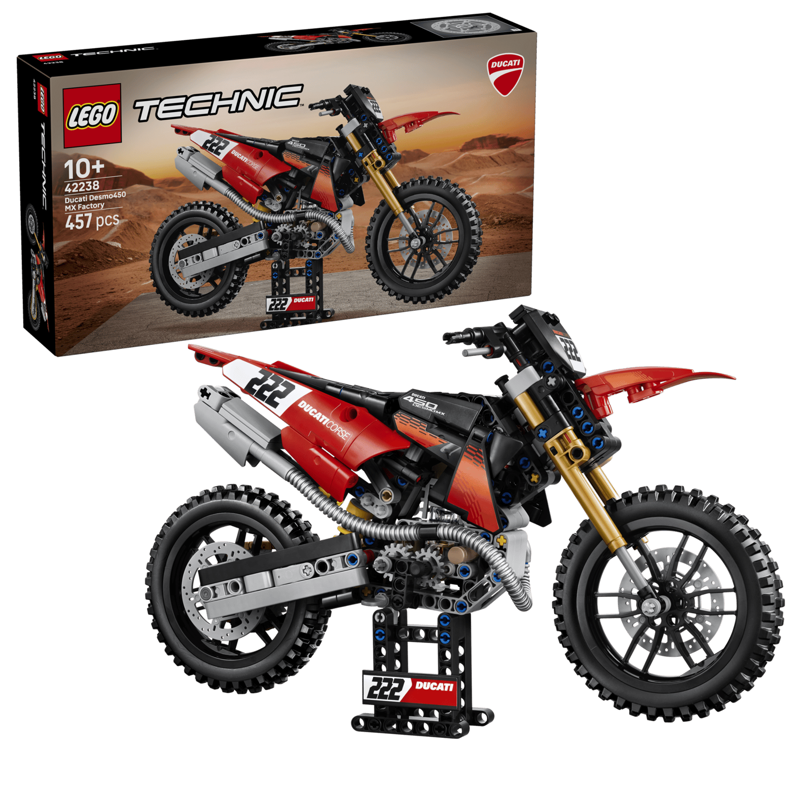 42238 Lego Technic Moto Ducati Desmo450 MX Factory