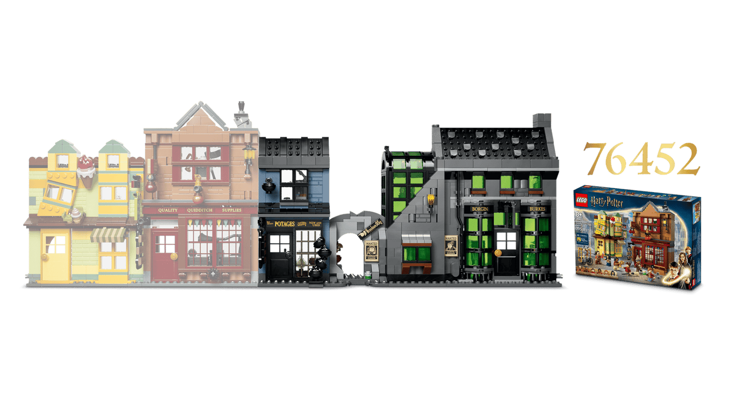 76471 Lego Harry Potter Negozi di magia di Notturn Alley
