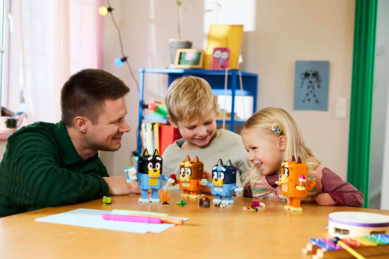 11217 Lego  Bluey Famiglia Bluey in mattoncini