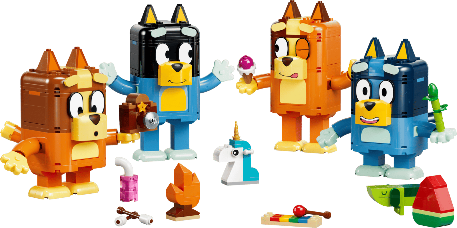 11217 Lego  Bluey Famiglia Bluey in mattoncini