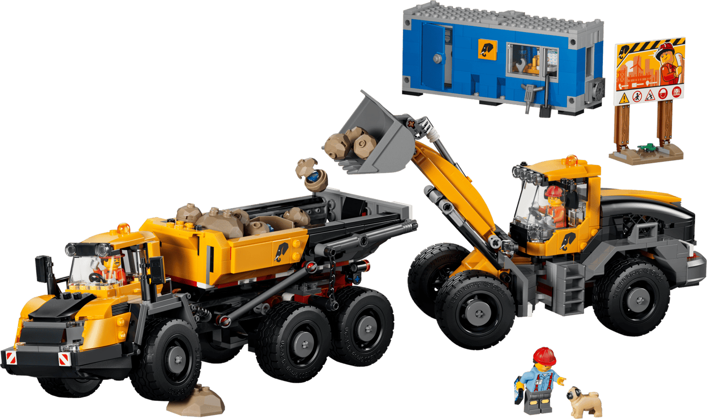 60494 Lego City Camion ribaltabile e pala meccanica