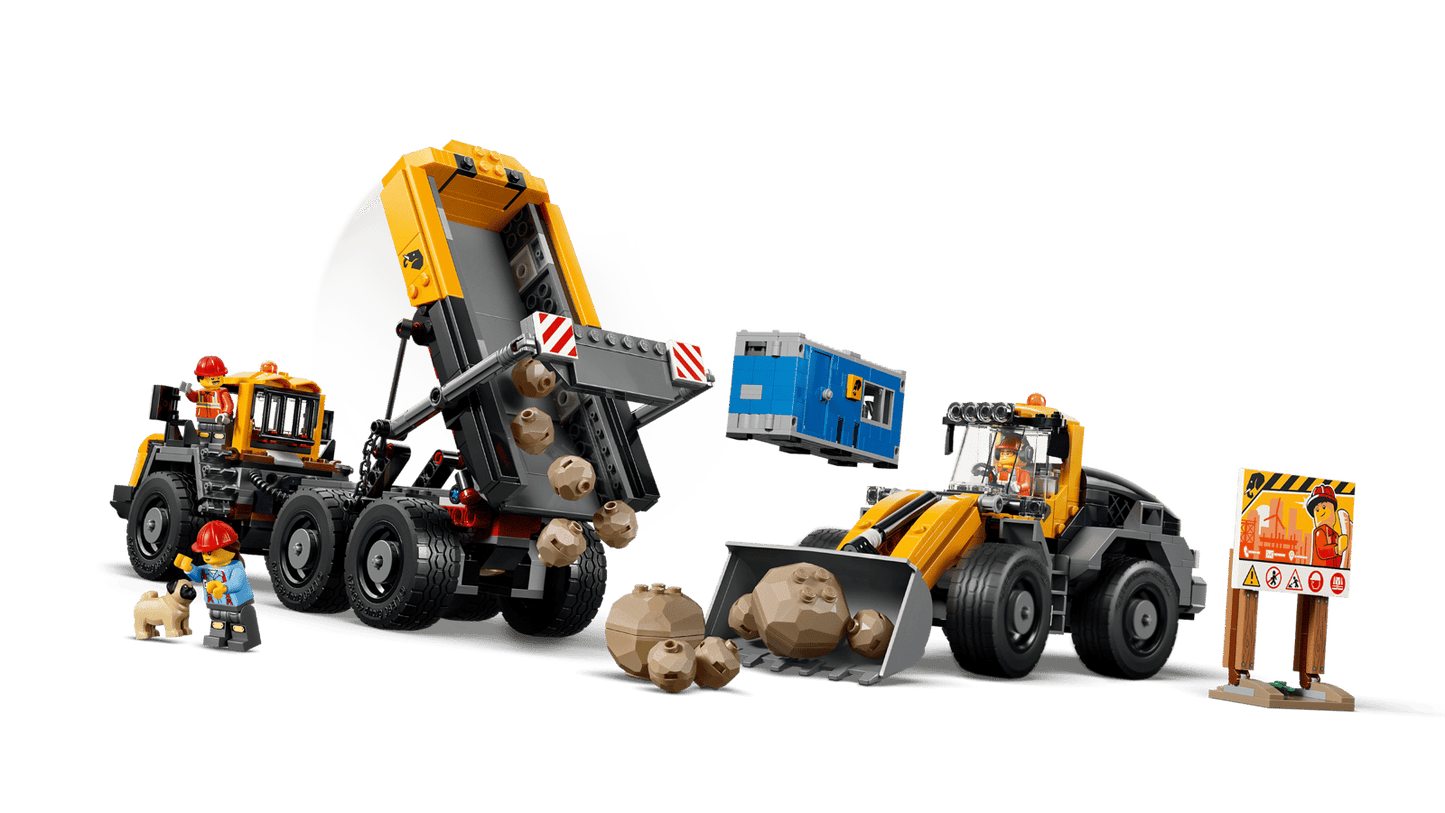 60494 Lego City Camion ribaltabile e pala meccanica