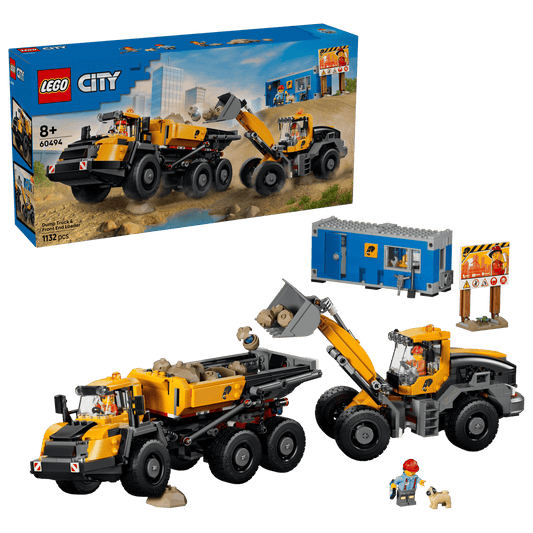 60494 Lego City Camion ribaltabile e pala meccanica