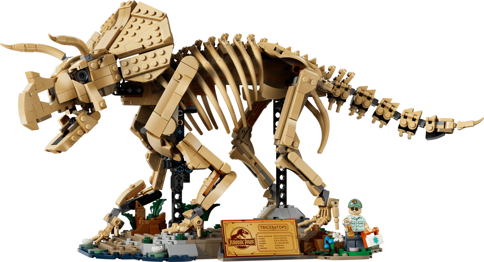 77985 Lego Jurassic World Fossili di dinosauro: Triceratopo