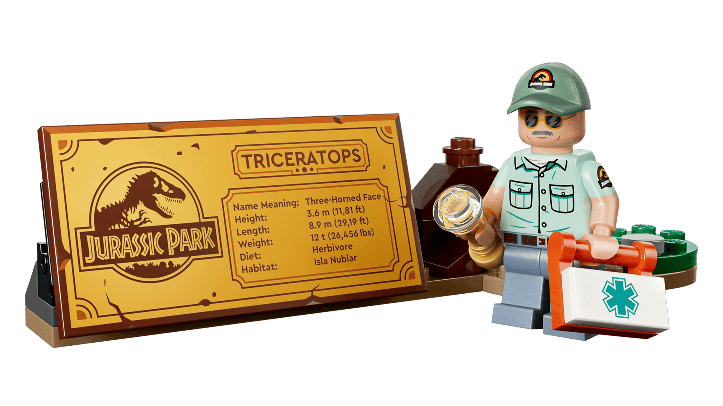 77985 Lego Jurassic World Fossili di dinosauro: Triceratopo