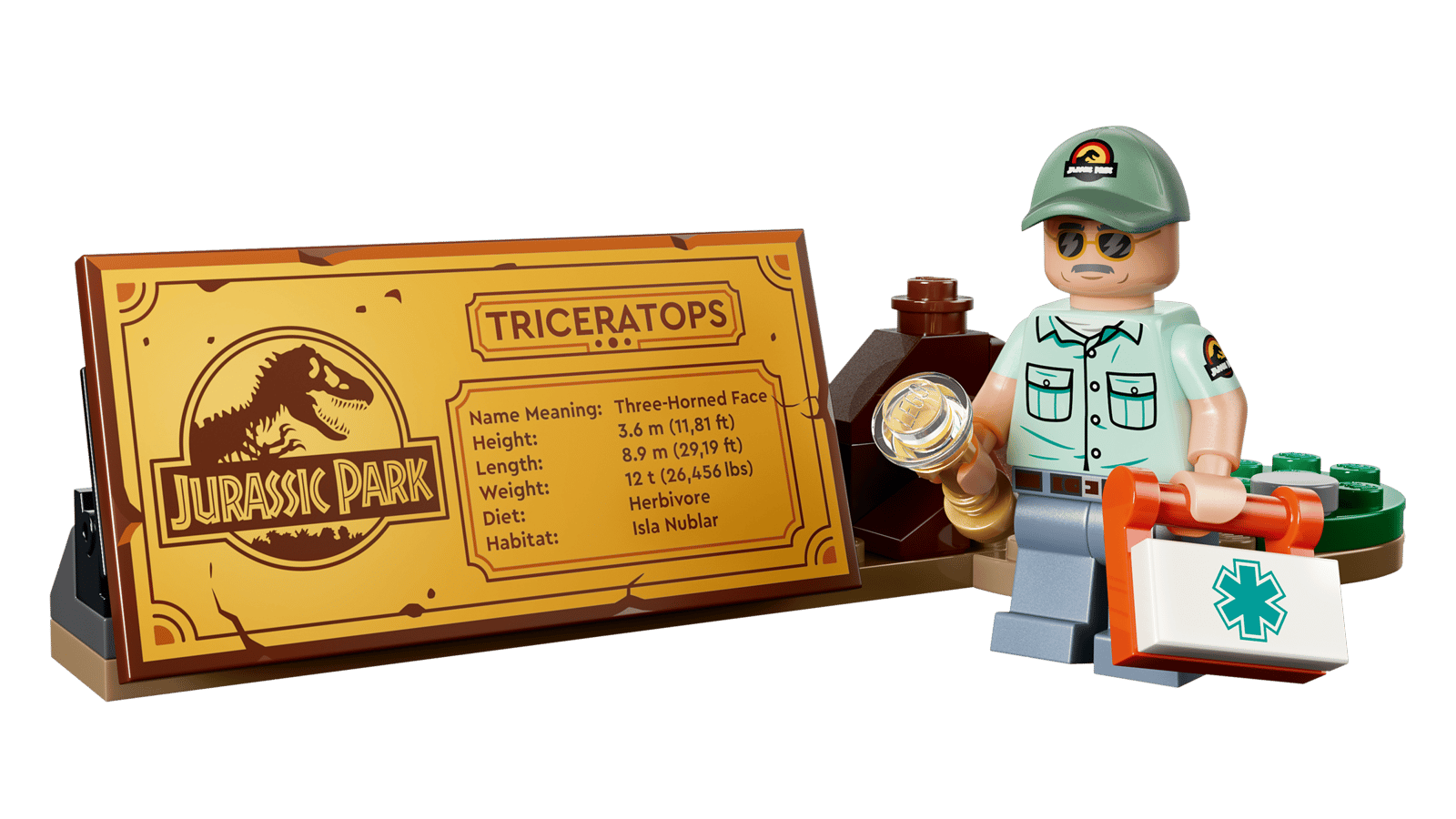 77985 Lego Jurassic World Fossili di dinosauro: Triceratopo