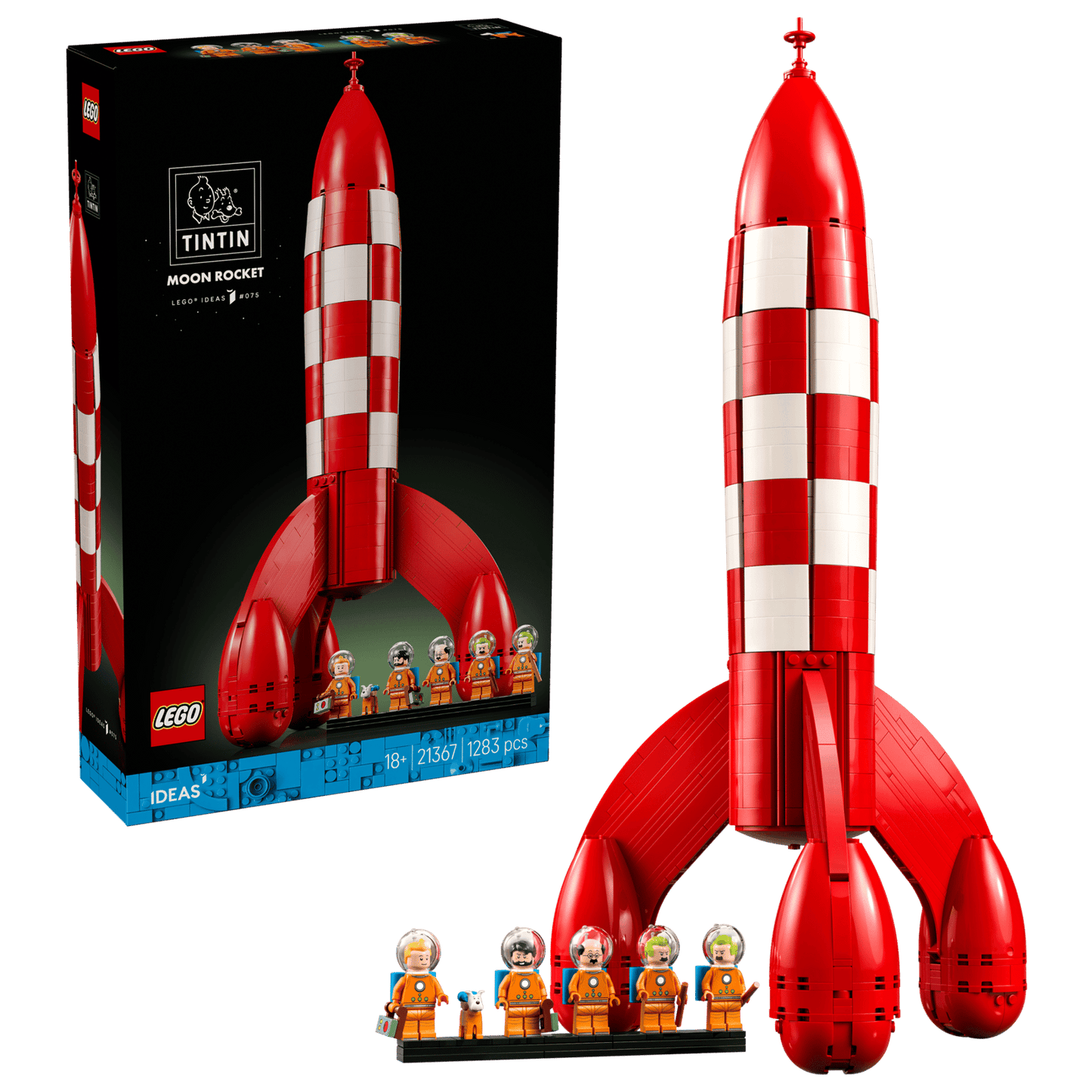 21367 LEGO Ideas  Razzo Lunare di Tintin Set da Collezione