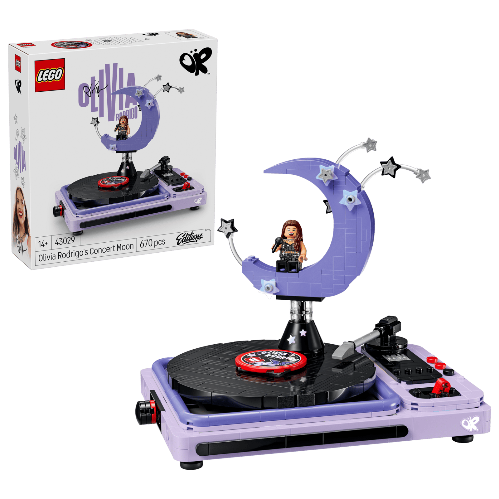43029 Lego Editions Music La mezzaluna del concerto di Olivia Rodrigo