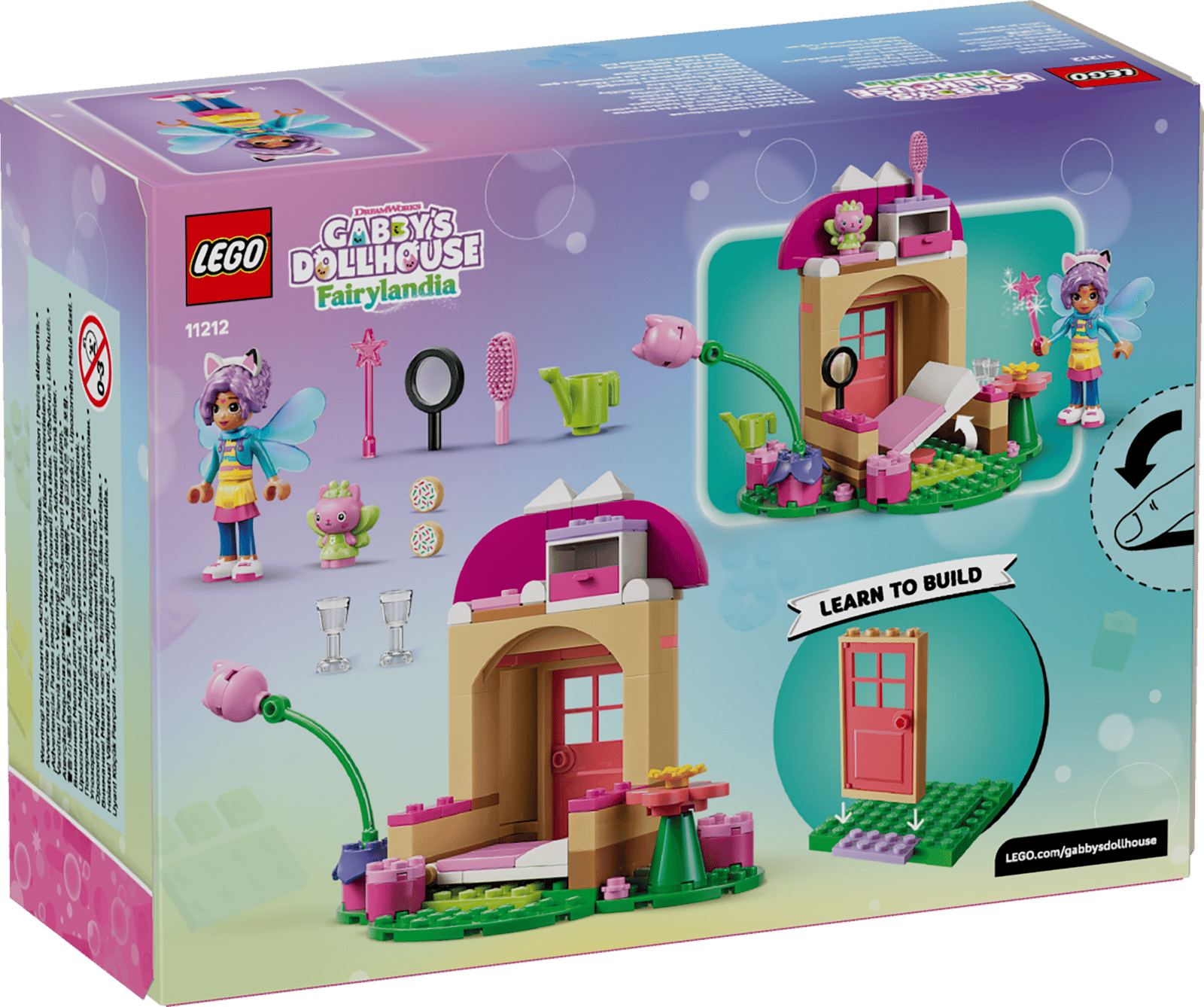 11212 Lego Gabby's Dollhouse La casa in giardino di Gattina Fatina