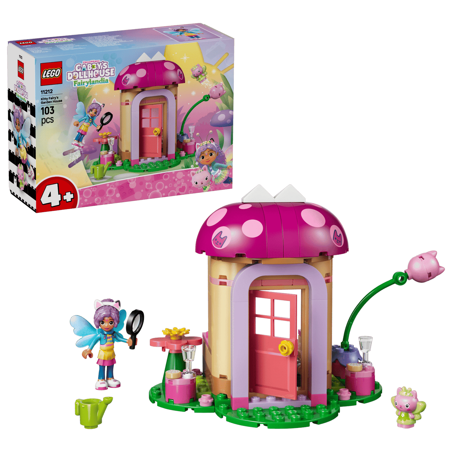 11212 Lego Gabby's Dollhouse La casa in giardino di Gattina Fatina