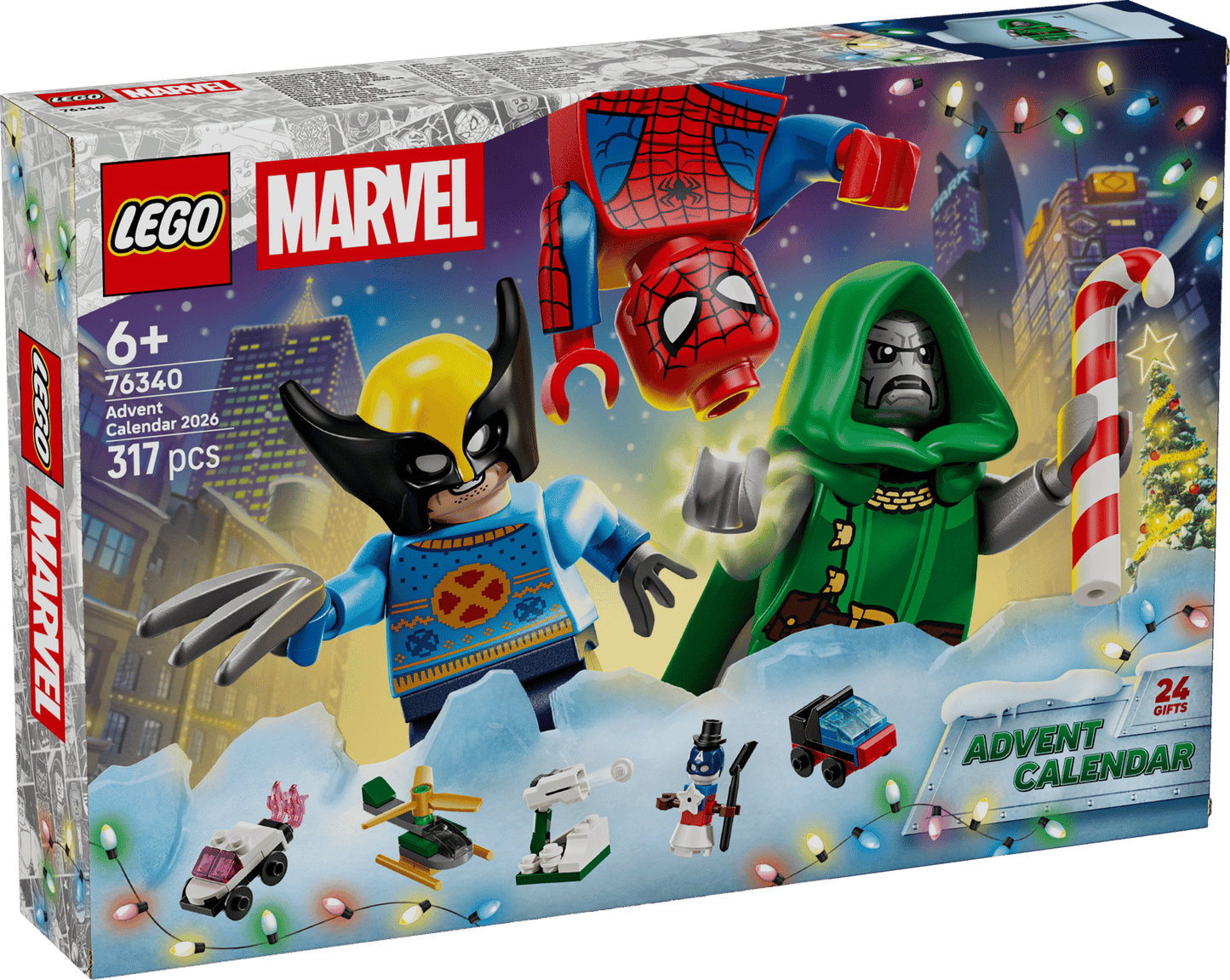 76340 LEGO Marvel  Calendario dell’Avvento 2026