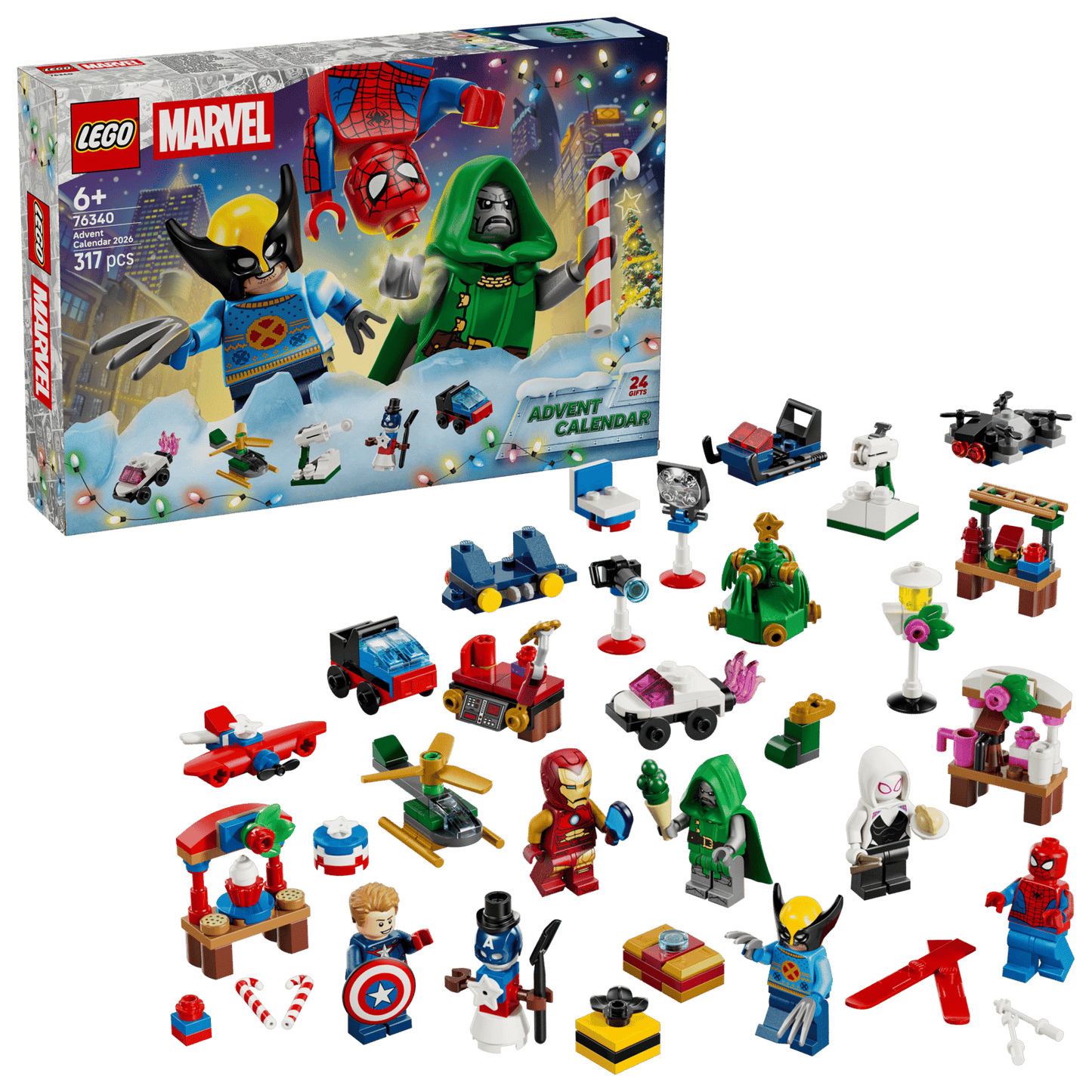 76340 LEGO Marvel  Calendario dell’Avvento 2026
