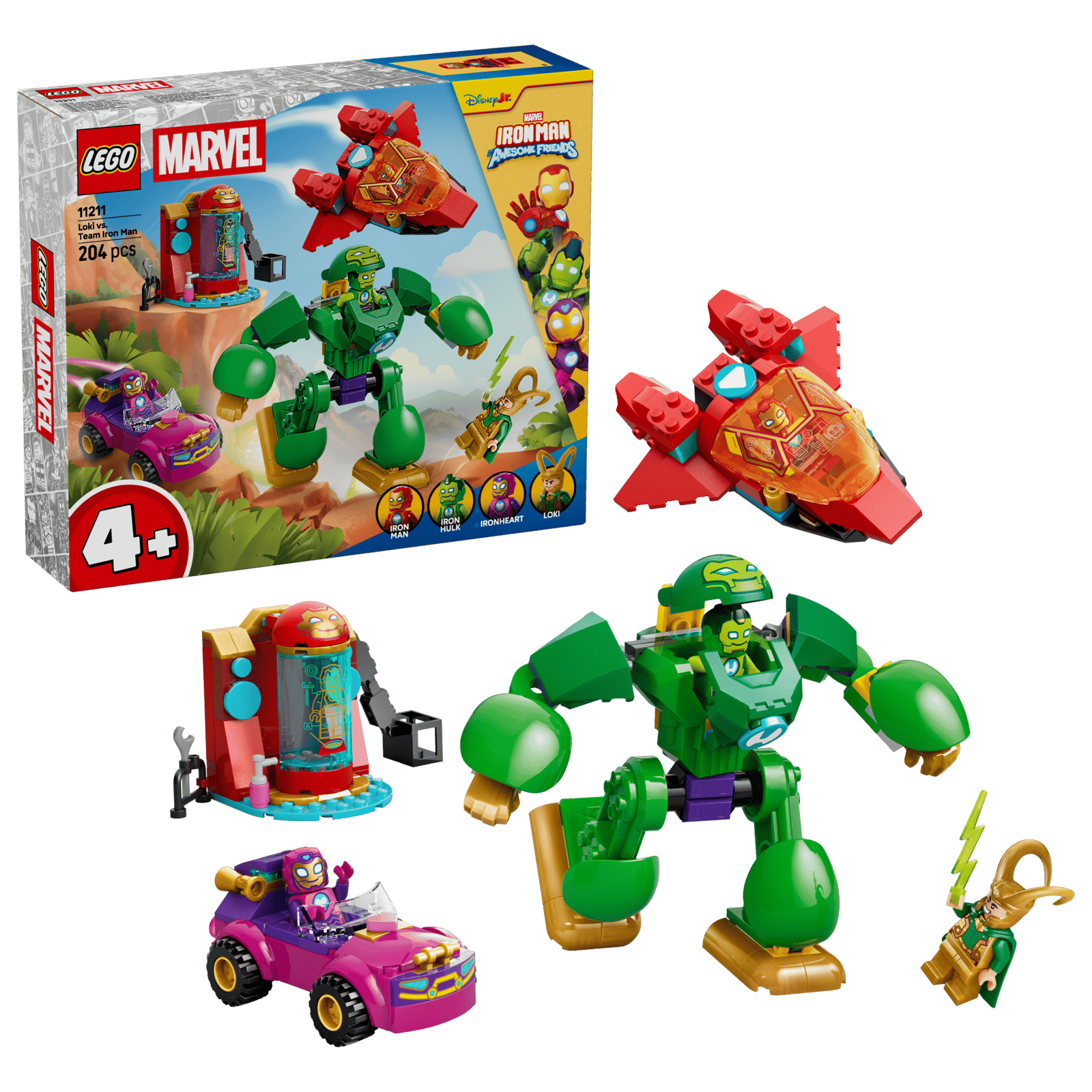 11211 Lego Marvel Superheroes Loki vs. Team Iron Man
