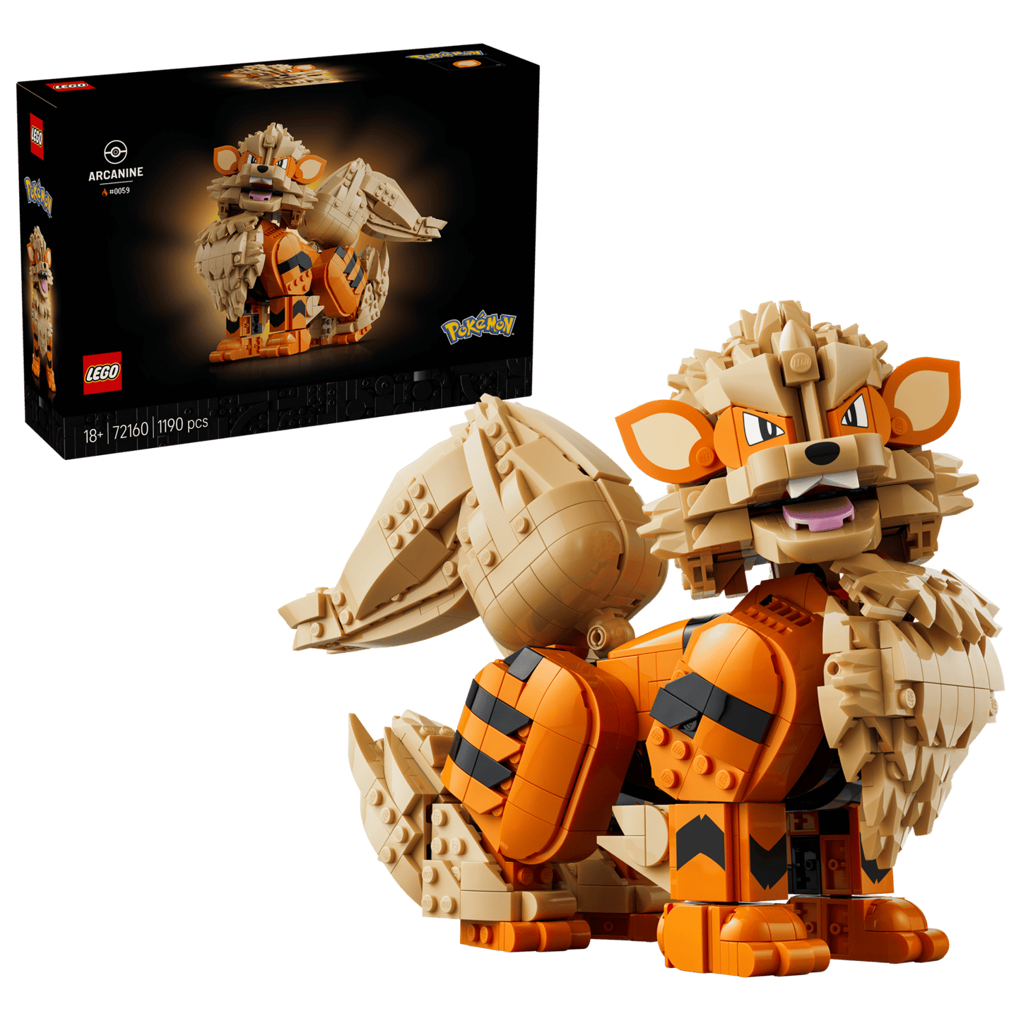 72160 Lego Pokemon Arcanine