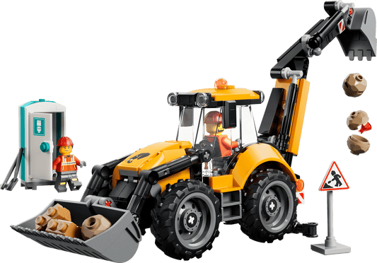 60480 Lego City Scavatrice da cantiere gialla