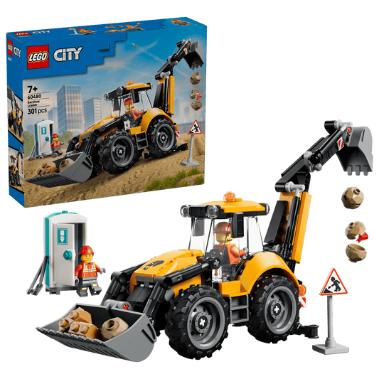 60480 Lego City Scavatrice da cantiere gialla