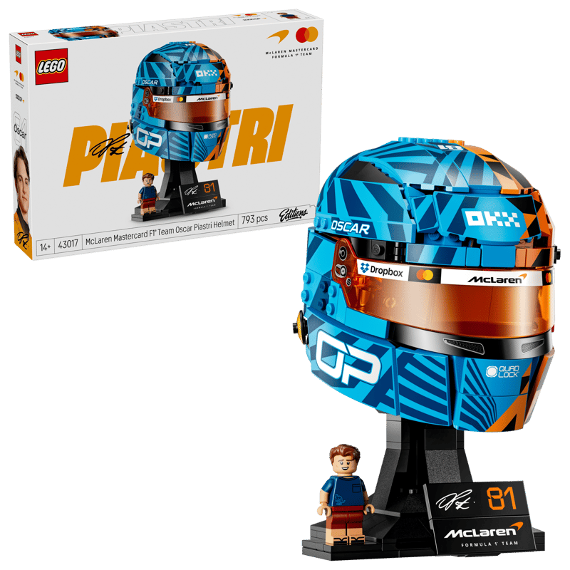 43017 Lego  Editions  Casco F1 Piastri Scuderia McLaren
