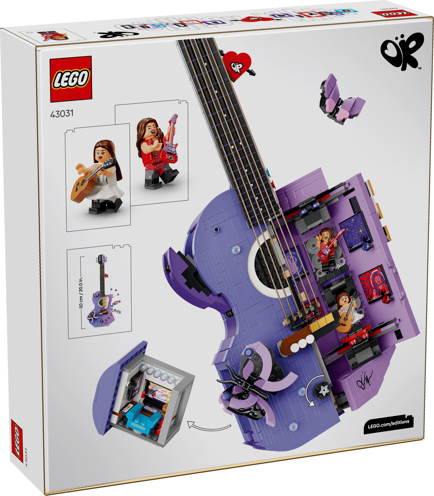 43031 Lego Editions Music La chitarra bicolore di Olivia Rodrigo