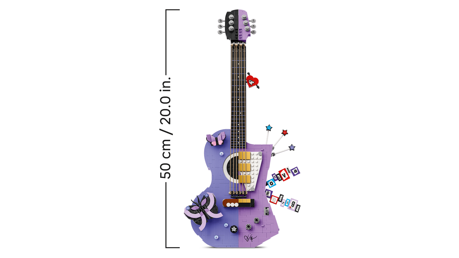 43031 Lego Editions Music La chitarra bicolore di Olivia Rodrigo