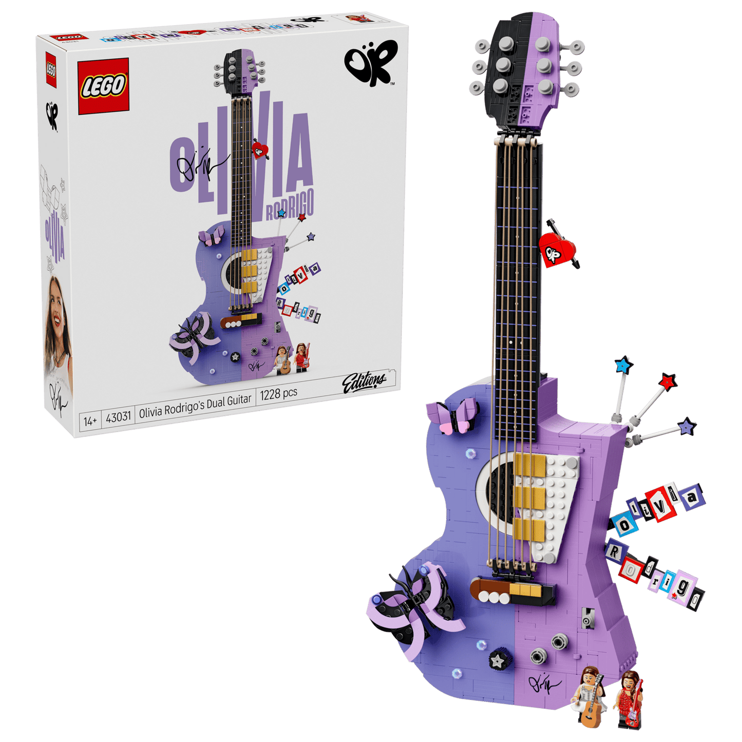 43031 Lego Editions Music La chitarra bicolore di Olivia Rodrigo
