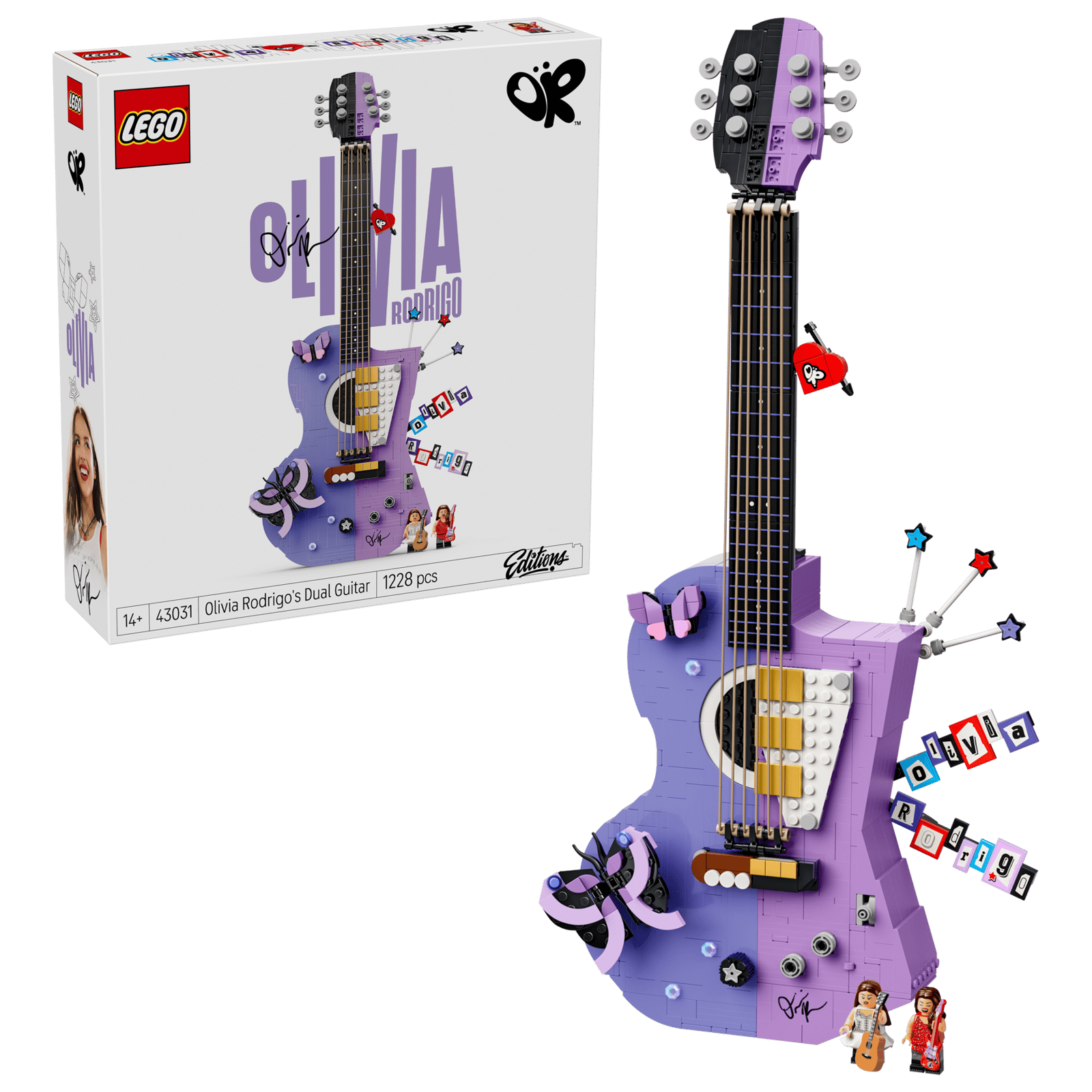 43031 Lego Editions Music La chitarra bicolore di Olivia Rodrigo