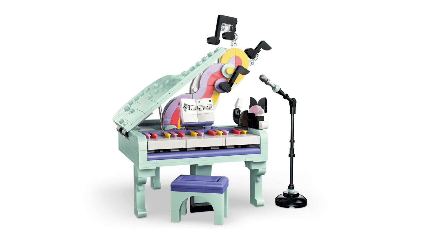 31392 Lego Creator Pianoforte decorativo con gatto