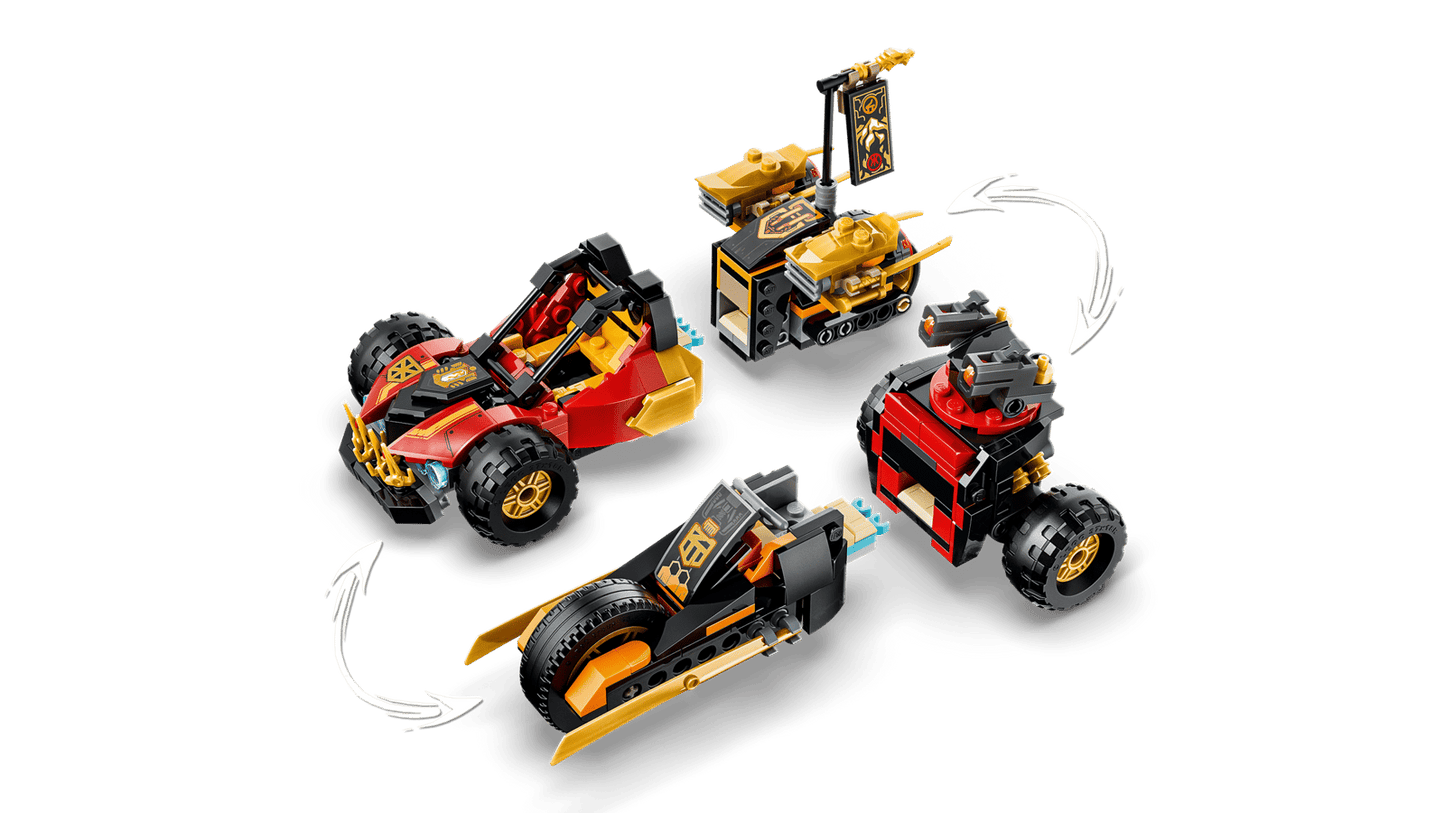 71864 Lego Ninjago Veicoli combinanti di Kai e Cole