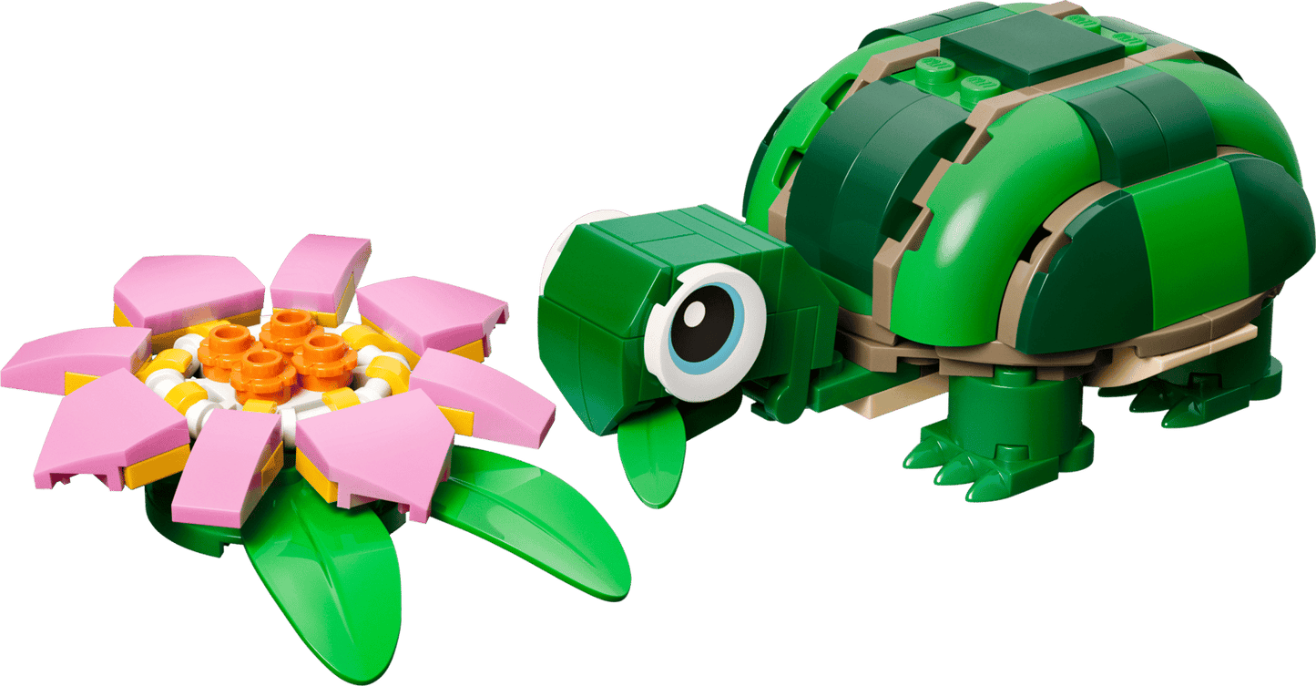 31377 LEGO Creator Tartaruga con fiore di ninfea