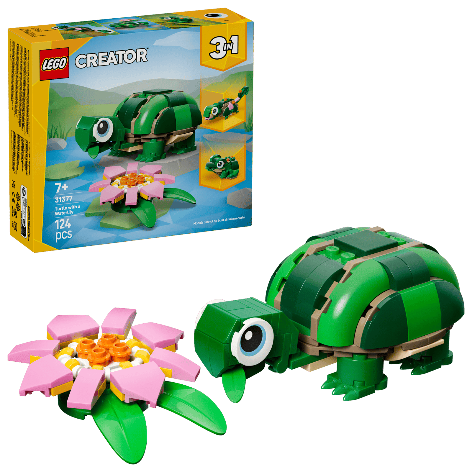 31377 LEGO Creator Tartaruga con fiore di ninfea