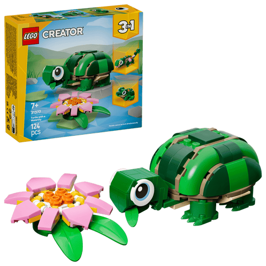 31377 LEGO Creator Tartaruga con fiore di ninfea