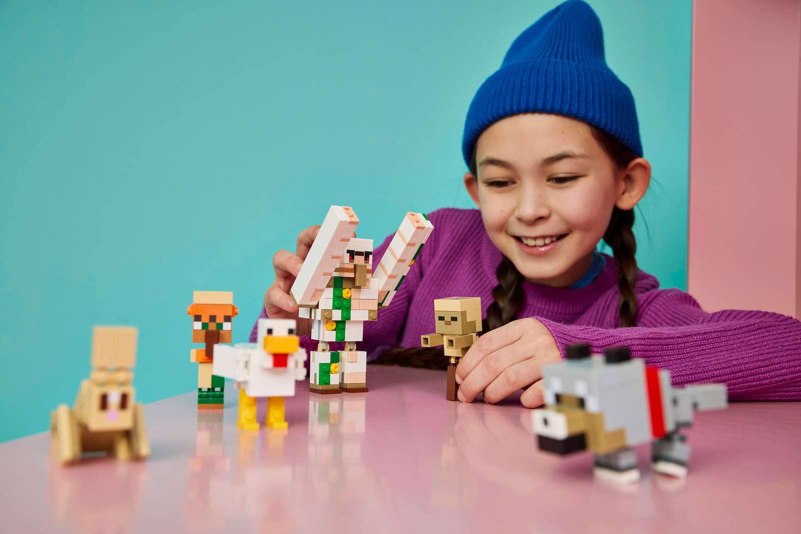 21592 Lego Minecraft Attacco nel deserto del fantino di polli