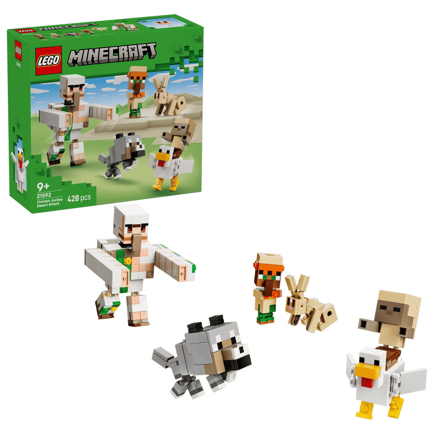21592 Lego Minecraft Attacco nel deserto del fantino di polli