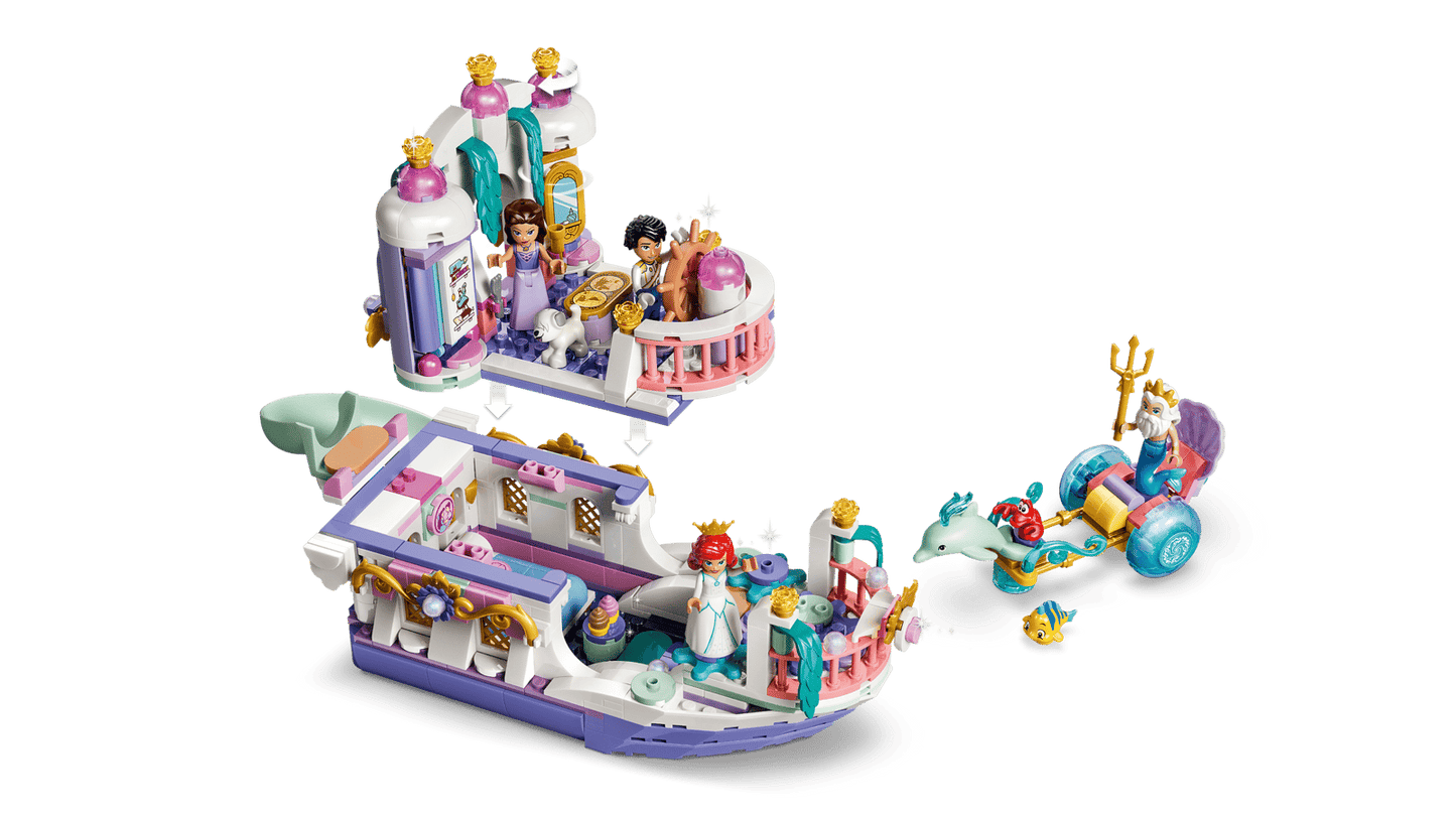 43299 Lego Disney La barca nuziale di Ariel Set Disney La Sirenetta