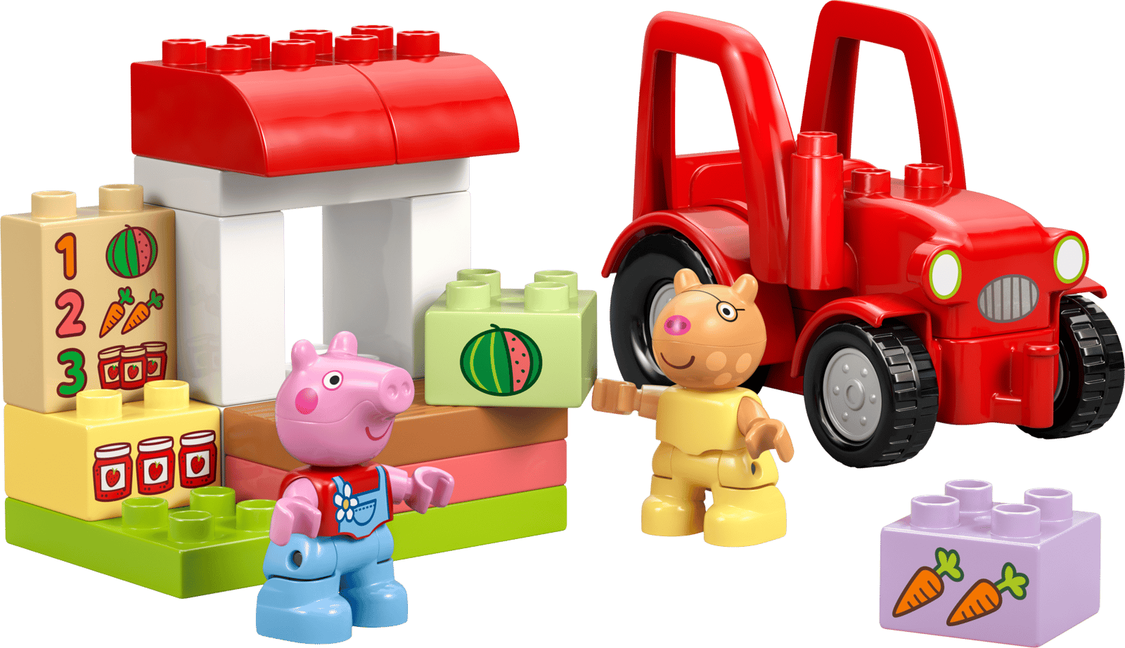 10468 Lego Duplo Trattore e mercato Peppa Pig