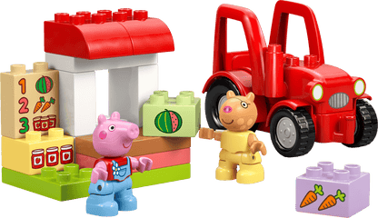10468 Lego Duplo Trattore e mercato Peppa Pig